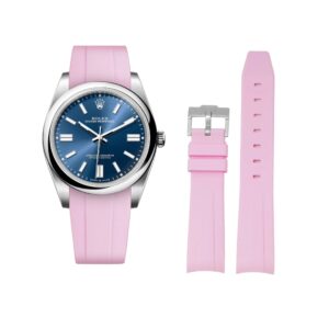 Rubber Strap - For Rolex Oyster Perpetual 41mm - Pink