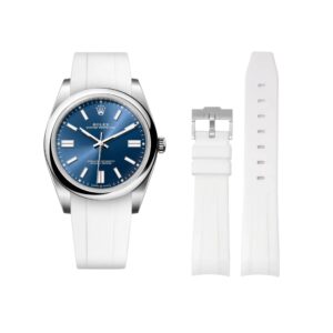 Rubber Strap - For Rolex Oyster Perpetual 41mm - White