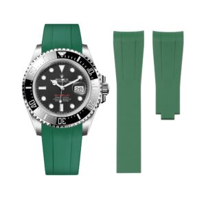 Rubber Strap - For Rolex Sea-Dweller - Green