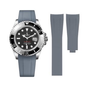 Rubber Strap - For Rolex Sea-Dweller - Grey