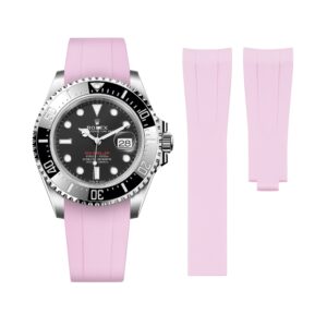 Rubber Strap - For Rolex Sea-Dweller - Pink