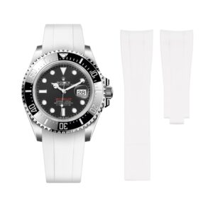Rubber Strap - For Rolex Sea-Dweller - White