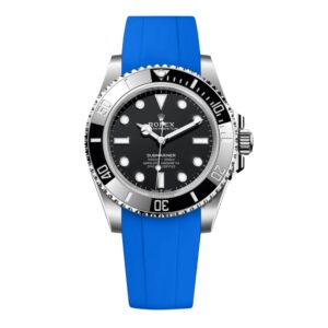 Rubber Strap - For Rolex Submariner - Blue