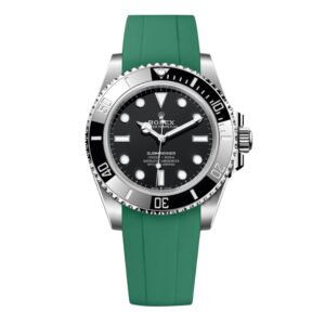 Rubber Strap - For Rolex Submariner - Green