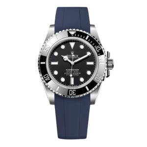 Rubber Strap - For Rolex Submariner - Navy Blue