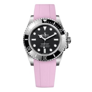 Rubber Strap - For Rolex Submariner - Pink