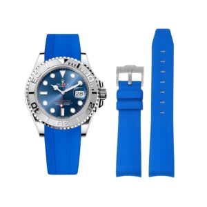 Rubber Strap - For Rolex Yacht-Master 40mm/42mm - Blue