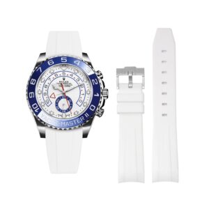Rubber Strap - For Rolex Yacht-Master II 44mm - White