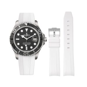 Rubber Strap - For Rolex Yacht-Master 40mm/42mm/37mm - White