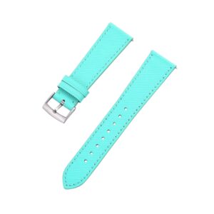 Turquoise Leather Watch Strap – Handcrafted Replacement Band – Retention Time