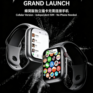Huaqiang North Apple S11 smart 1: 1 replica watch, supports inserting card